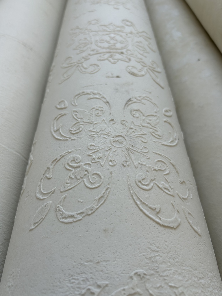 FREE SAMPLE 1410 | Digital White Concrete Mandala